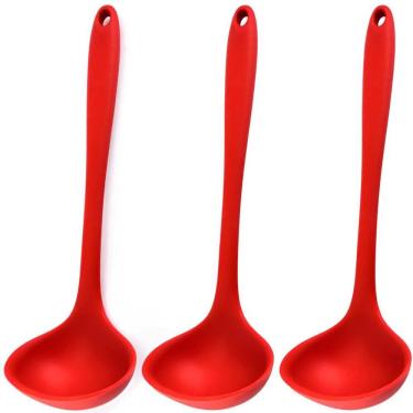 Imagem de Concha De Silicone Vermelha Grande Kit 03 Un