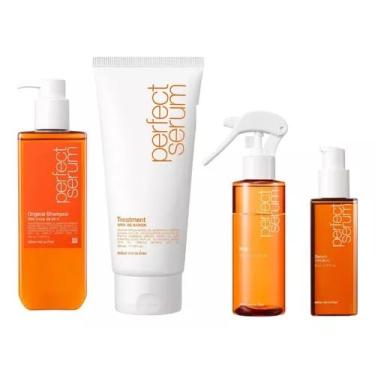 Imagem de KIT PERFECT SERUM ORIGINAL SHAMPOO 530ML + TREATMENT 330ML + SERUM MIST 150ML + SERUM ORIGINAL 80ML - MISE EN SCENE