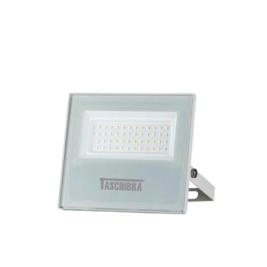 Imagem de Refletor TR Led 50W Slim Branco - Taschibra