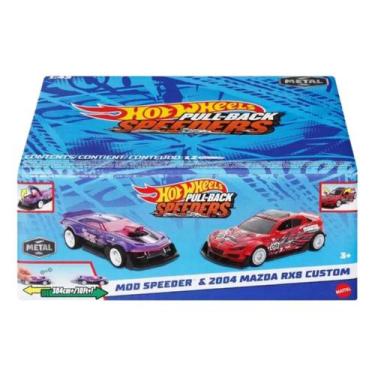 Imagem de Carrinhos Hot Wheels Pull - Back Speeders C/2 Sortidos - Mattel