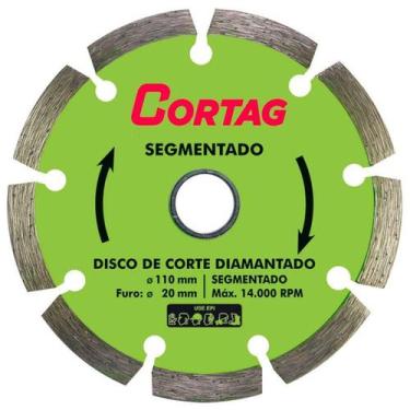Imagem de Disco diamantado segmentado cortag 110 mm