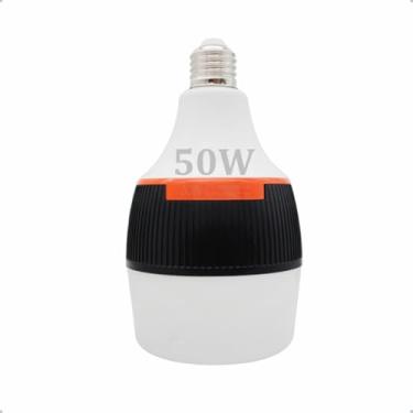 Imagem de Lâmpada De Emergência 50w Led Recarregável Bivolt Luz Potente