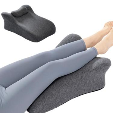 Imagem de Almofada de cunha para dormir, almofada de suporte lombar para cama, almofada de suporte respirável para as costas, ferramenta de elevação de perna para adultos, homens, mulheres e família