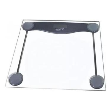 Imagem de Balança Digital de Banheiro Plataforma em Vidro Temperado 150 Kg G-tec