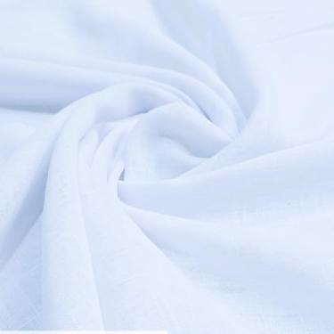 Imagem de Tecido Linho Flame Especial 12m X 3m Para Cortina E Decoração (Branco)