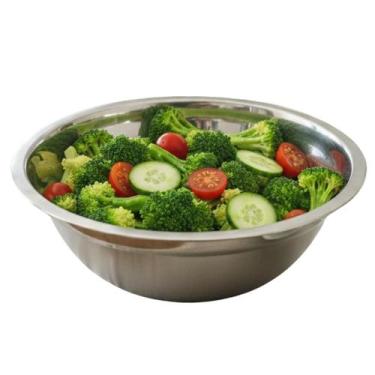 Imagem de Tigela Inox 2500ml Tamanho Ideal Cozinha Resistente Durável - ECOS