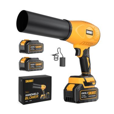 Imagem de SNJORT Soprador de folhas elétrico sem fio para limpeza de pátio A19