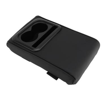 Imagem de Generic Almofada de Couro Esponja Macia para Apoio de Braço de Carro para Viagens Longas, Ajuste Universal para Carros Suvs Caminhões, 13,78 X 8,27 X 2,95 Polegadas (Almofada de aumento do