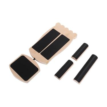 Imagem de Pegciuho Estabilizador de Tornozelo único, Alongador de Pé, Apoio de Equilíbrio de Tornozelo em Madeira para Uso Interno, Design de Pés