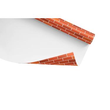 Imagem de Papel de Parede Decorativo, Padrão Tijolo Terracota 2,80 Design Moderno para Decoração de Interiores