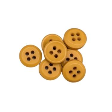 Imagem de Botiboton - 50 botões para camisas em cores quentes - 5 tamanhos e 12 cores para escolher - com 4 furos de 2 mm - Fabricado e enviado da Espanha - Cor ocre, medida 12 mm / 0,47 polegadas