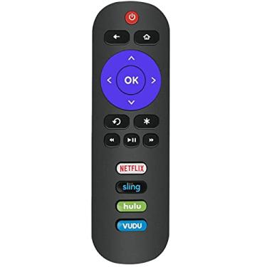 Imagem de Controle remoto de substituição RC280 da TCL/Roku TV com botão de controle de volume