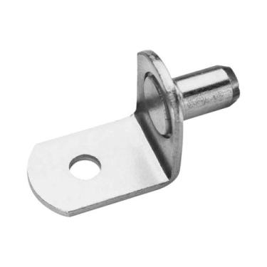 Imagem de Suportes De Prateleira Em L De Aço Niquelado Reforçado 16/32 Peças 1/4