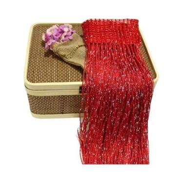 Imagem de Cortina De Cordão Com Glitter E Contas 2Mx1M, Divisória De Ambiente Br