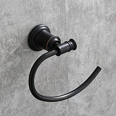 Imagem de Conjunto de material de banheiro gancho preto para toalha suporte de barra suporte de escova de dentes de papel acessórios de banheiro, 5298, OB (5253 ob)