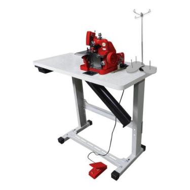 Imagem de Máquina De Costura Overlock Semi Industrial  Gn-1 Com Mesa - Silversta