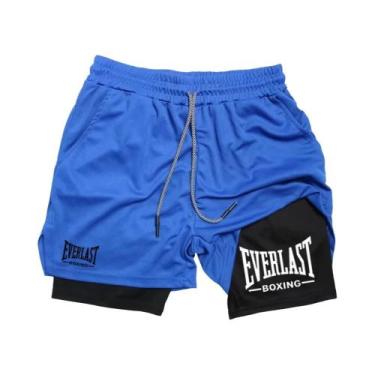 Imagem de Shorts Esportivos Masculinos Justos De Secagem Rápida E Respiráveis Co