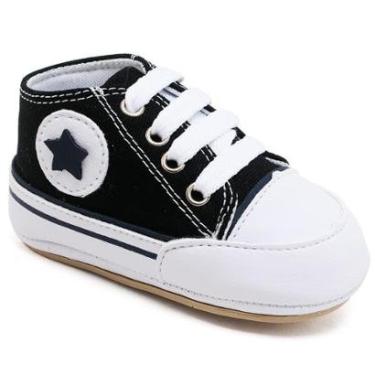 Imagem de Sapato Tênis Bebe Baby Estrela Conforto Primeiros tamanho:15;Gênero:Menino;cor:-Masculino