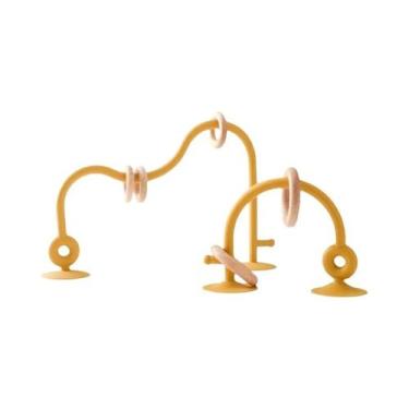 Imagem de Mordedor De Silicone Com Anel De Madeira Para Bebês, Acessórios Para M