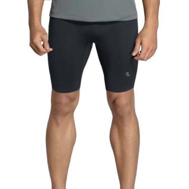 Imagem de Bermuda Masculino Com Alta Compressão Térmica i Max Lupo, P, Preto