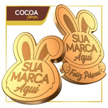 Imagem de Forma de Chocolate Personalizada Cocoa Form Orelhinhas, 10 cavidades, 