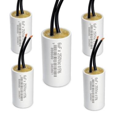 Imagem de Kit 5 capacitor 6x250v 2 fios metalizado tri - TRIO