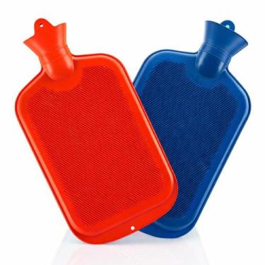 Imagem de Bolsa Agua Quente Fria Borracha 1.8 Litros Compressa Bolsa Térmica Dor