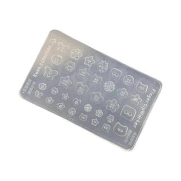 Imagem de Molde De Silicone Para Unhas Com Botão Borboleta E Trava Para Decoraçõ