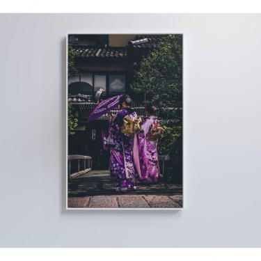 Imagem de Quadro Kimono Japonês 2 40x60 Cm Adesivo Fotográfico