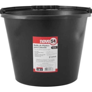 Imagem de Balde de Plástico Para Concreto, 12 Litros, Nove54