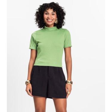 Imagem de Blusa Feminina Infinita Cor Verde, G, Verde
