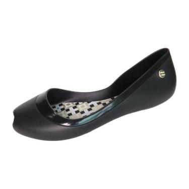 Imagem de Sandália Feminina Peep Toe Adulto 50003 - Miss-Miss Calçados, Preto, 3