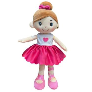Imagem de Boneca De Pelúcia Bailarina - Rosa - Unik Toys