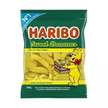 Imagem de Bala de Gelatina Sweet Bananas 100g - Haribo