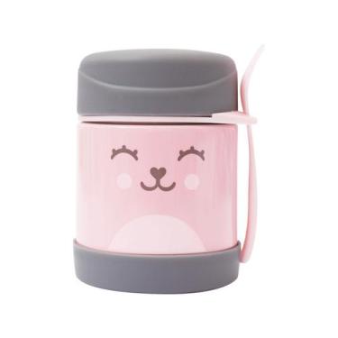 Imagem de Pote Térmico Inox Buba Gumy Rosa 12469, 320ml, Rosa