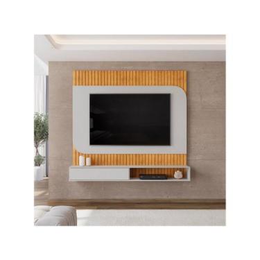 Imagem de Painel Home p/ TV até 65 Pol Tom 150x139cm Cedro/Bali - DJ Móveis, Ced