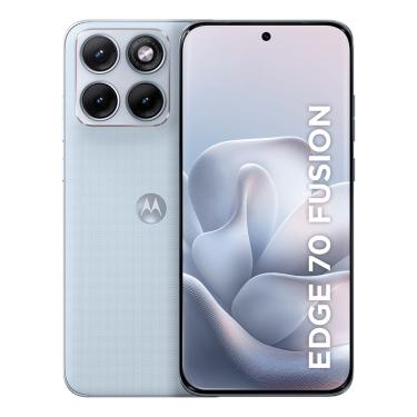 Imagem de Smartphone Motorola Edge 70 Fusion 5G 256GB - Branco, 24GB (8GB RAM + 16GB Ram Boost), Câmera 50MP e Tela de 6,8"