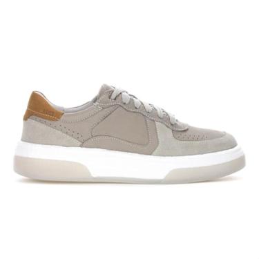 Imagem de Tênis de Couro Democrata Masculino Denim Beat Pulse Off White/grey 623101-002 38