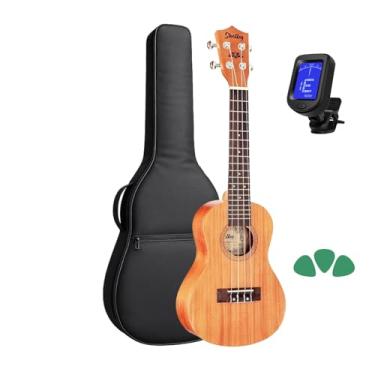 Imagem de Kit Ukulele Shelby SU23M Concerto Mogno Completo