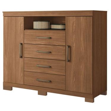 Imagem de Comoda Havana Master com pés Jatobá Acetinado - Santos Andirá