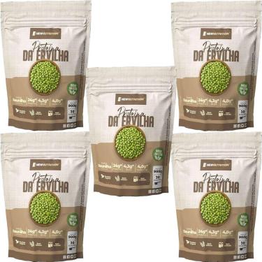 Imagem de Kit 5X Proteína da Ervilha - 900g Refil Baunilha - NewNutrition-Masculino