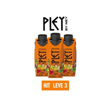 Imagem de Bebida mista pley by ney tropisamba 250 ml - kit 3 unid - TIAL
