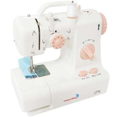 Imagem de Máquina de Costura Elétrica Portátil 2 Velocidades Pedal Luz Alça Comp