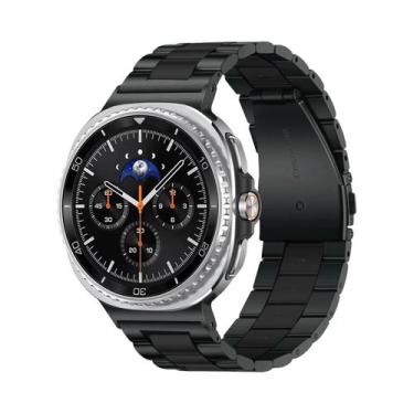 Imagem de Pulseira De Aço Inoxidável De 46mm Para Samsung Galaxy Watch8 Classic,