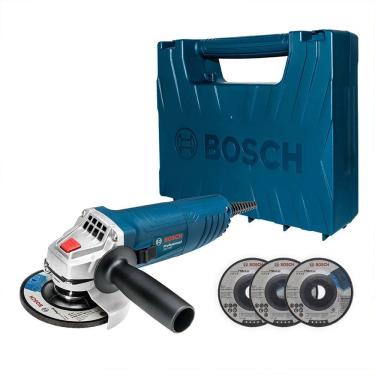 Imagem de Esmerilhadeira Angular Pro 850w 127v Com Maleta - Bosch Azul