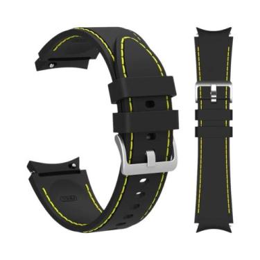 Imagem de Pulseira De Silicone Para Samsung Galaxy Watch 40mm 44mm 45mm 43mm 47m
