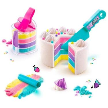 Imagem de Kit Massinha de Areia Fun So Sand Rainbow Cake - Barão