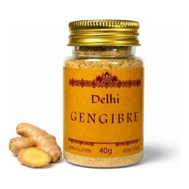 Imagem de Gengibre Em Pó 100% Puro Delhi 40g Sem Glúten