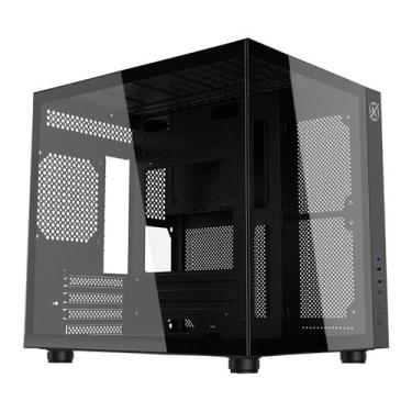 Imagem de Gabinete Gamer Aquário Kalkan KLK00039 - Vidro Temperado - Micro ATX -