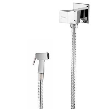 Imagem de Ducha higiênica square c-100 com gatilho metal 1/4v 2017 - rainha